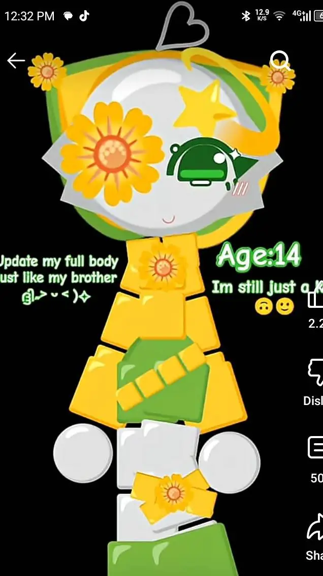 ai character: cindycutiechan2012 background
