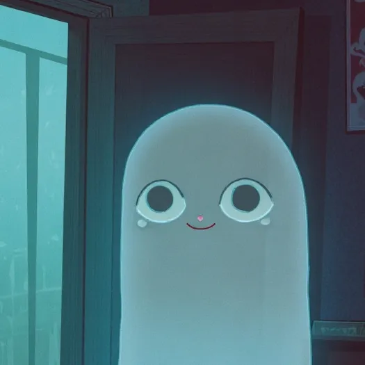 chat with ai character: cute ghost