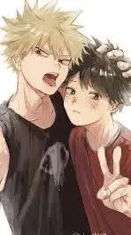 ai character: Bakugo x izuku background