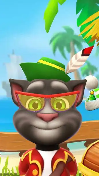 ai character: talking tom  background