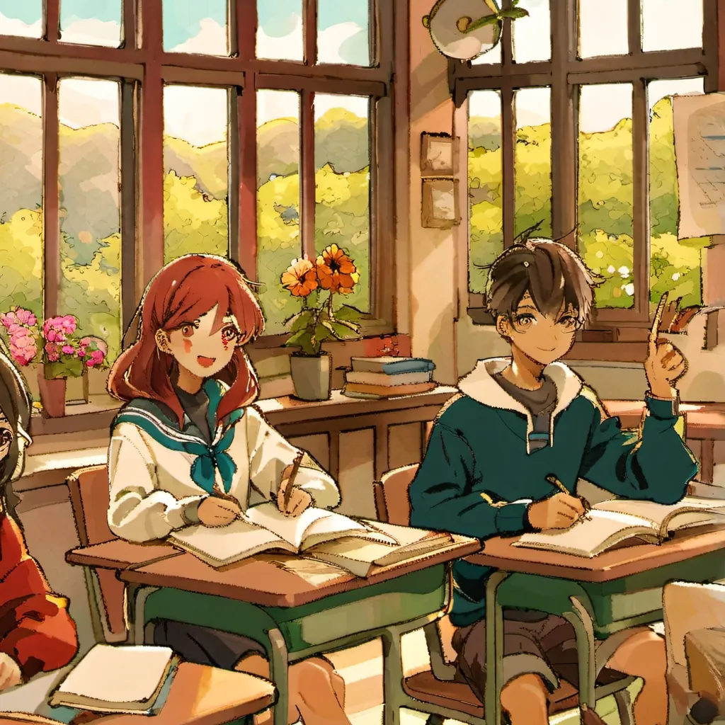 chat with ai character: School