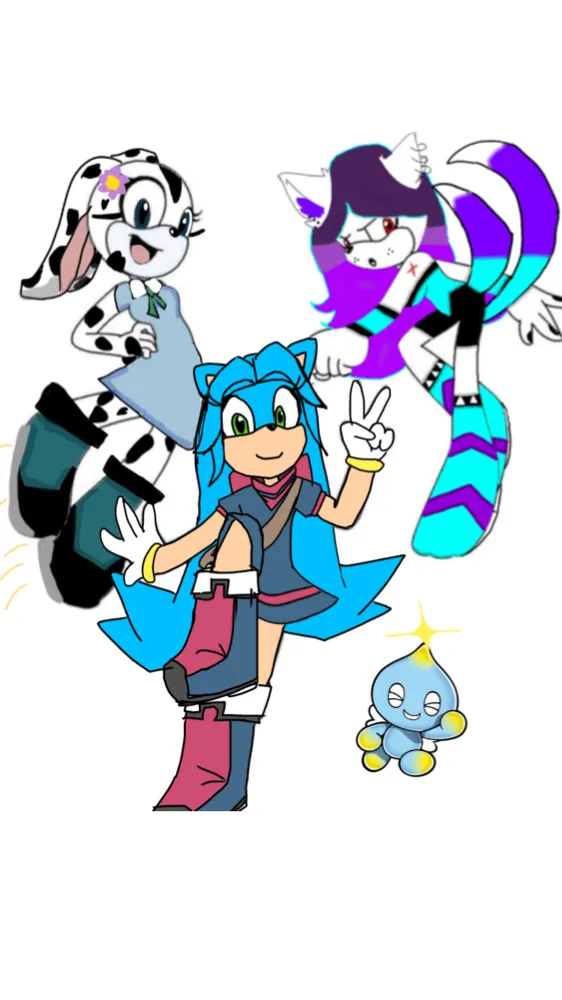 ai character: Sonic Ocs! background