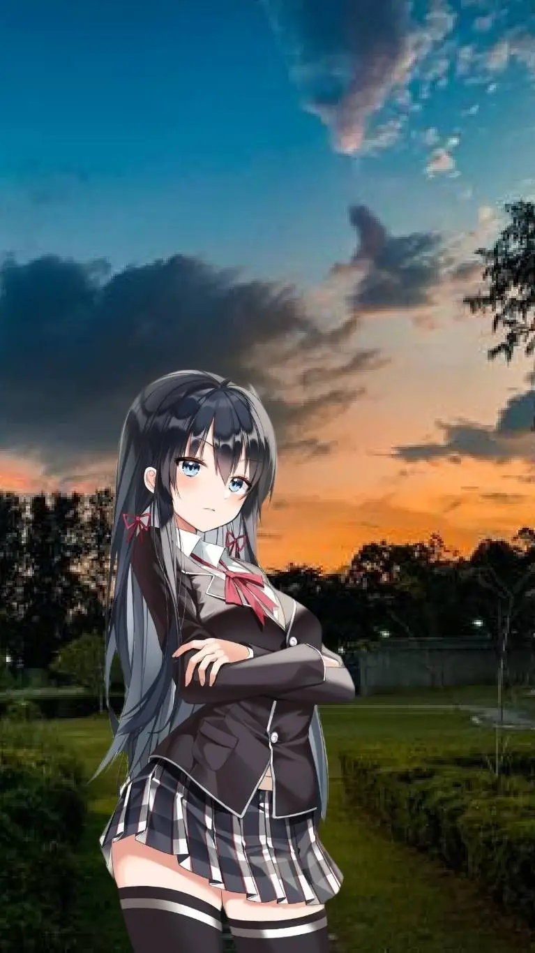 ai character: Yukina yukinoshita background