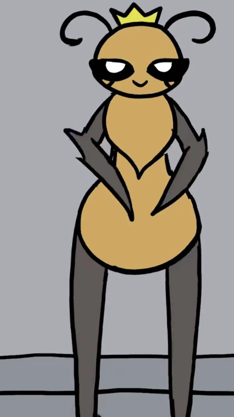 ai character: ant queen  background