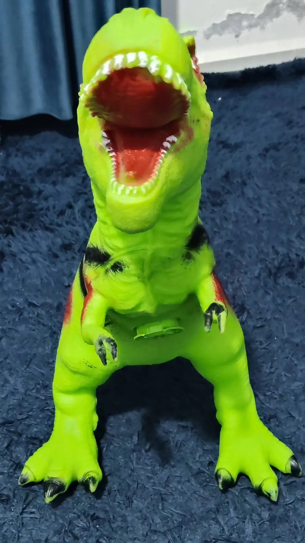 ai character: dinosaur wave background