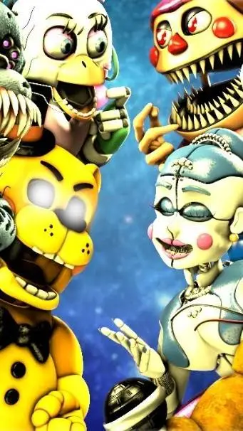 ai character: fnaf fight background