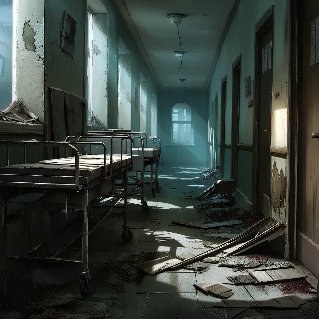 chat with ai character: abandoned hospital