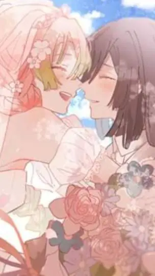 ai character: Obamitsu wedding background