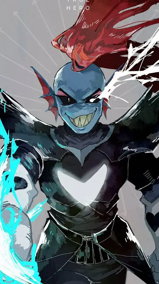 ai character: undyne background