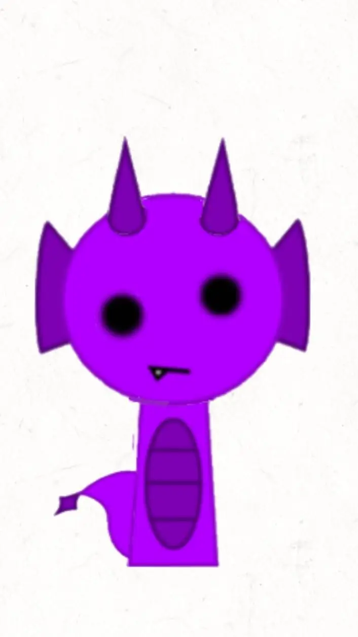 ai character: Mini Durple spunkr background