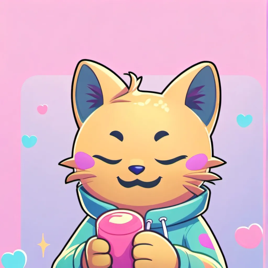 chat with ai character: emoji cat