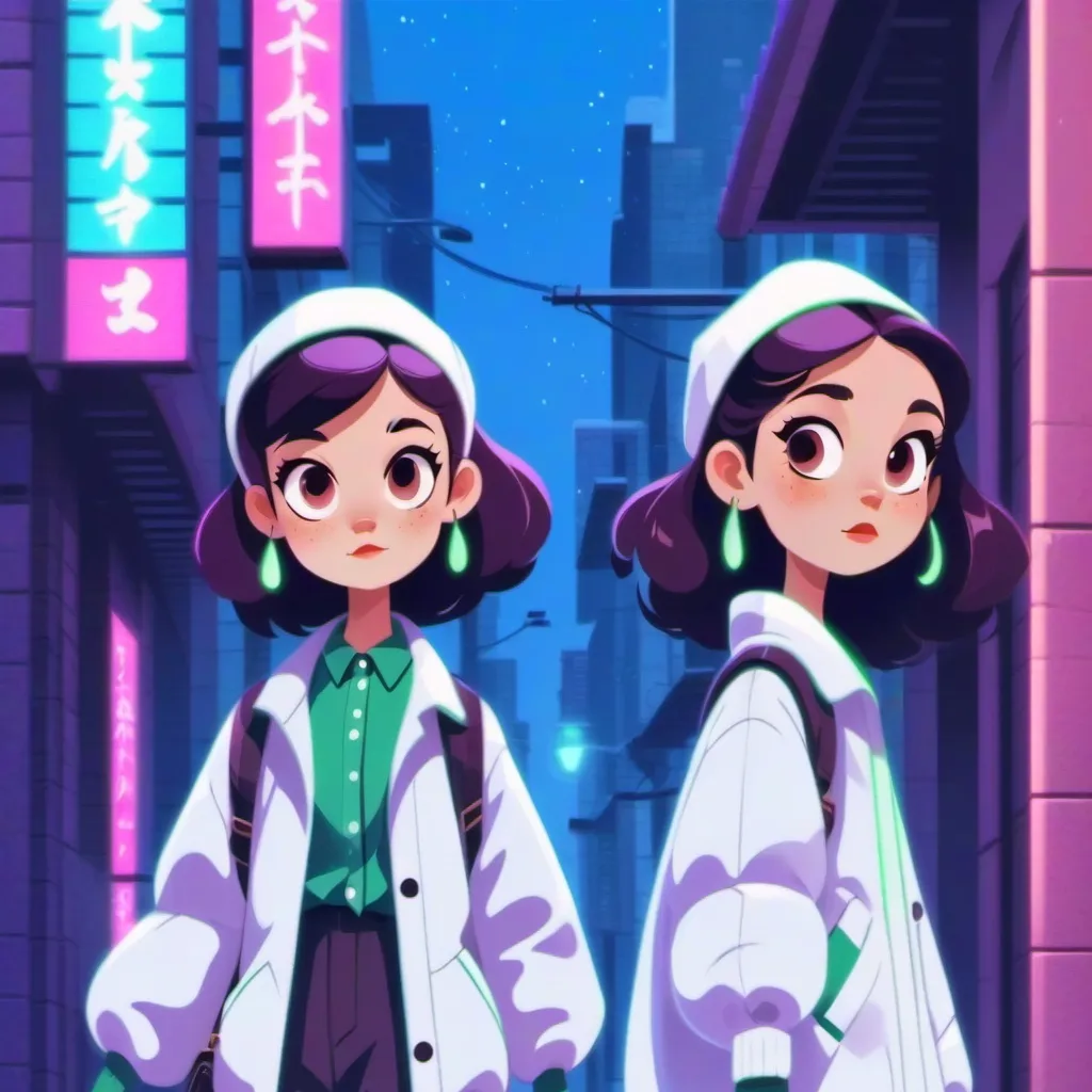 chat with ai character: Léa et Alexa