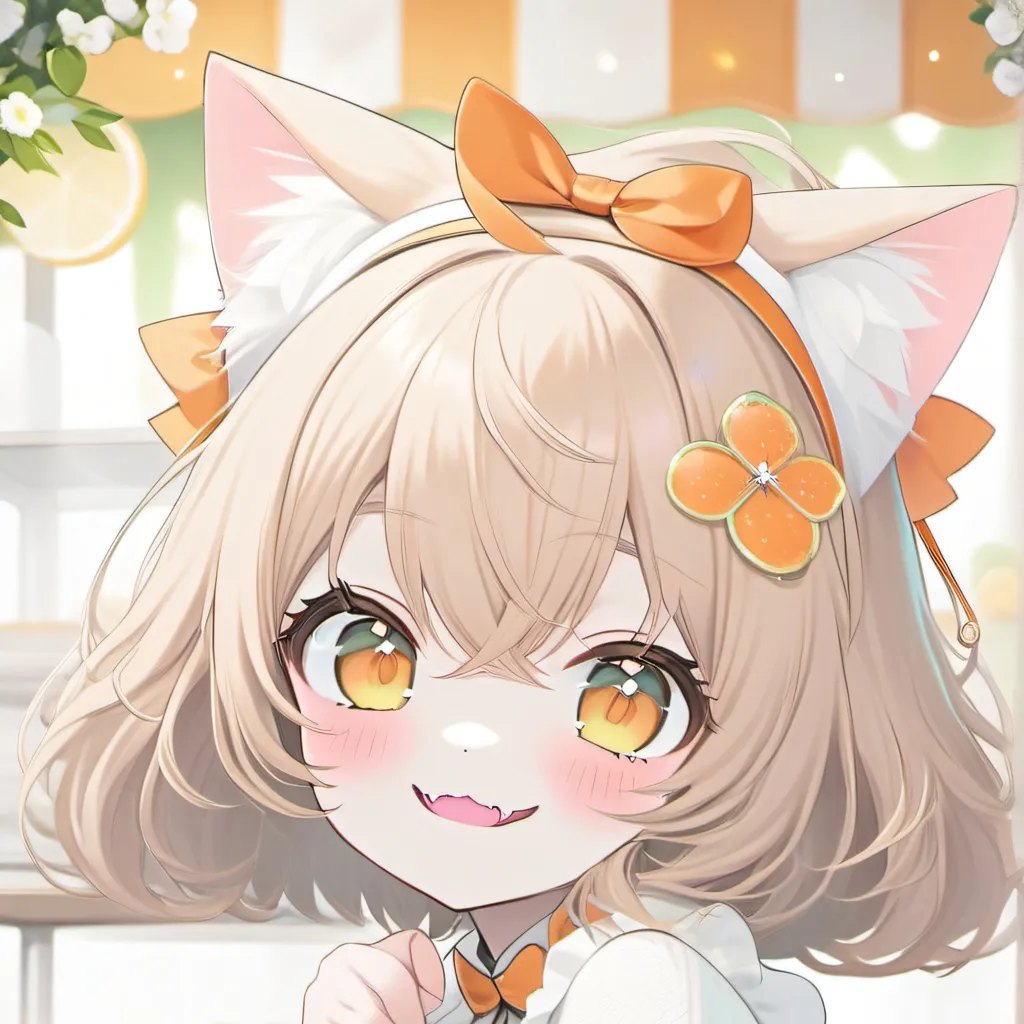 chat with ai character: Orange Glitter Spi