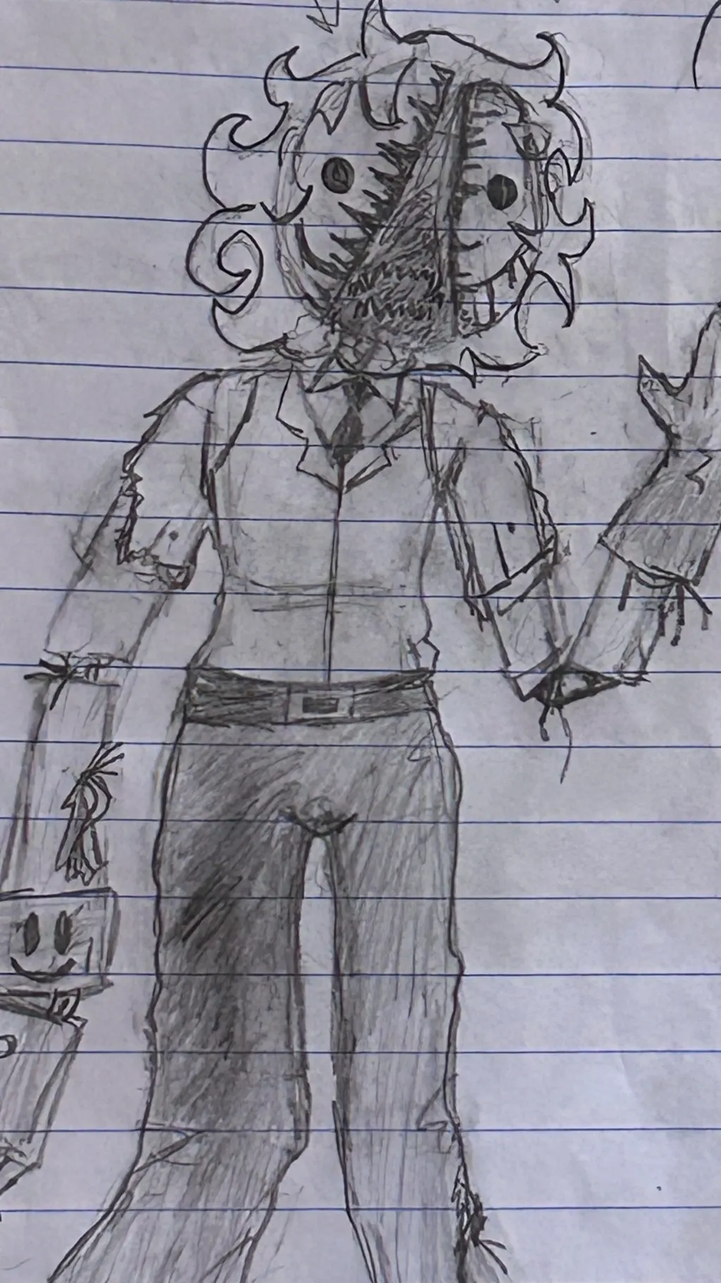 ai character: Mr Smiley! background