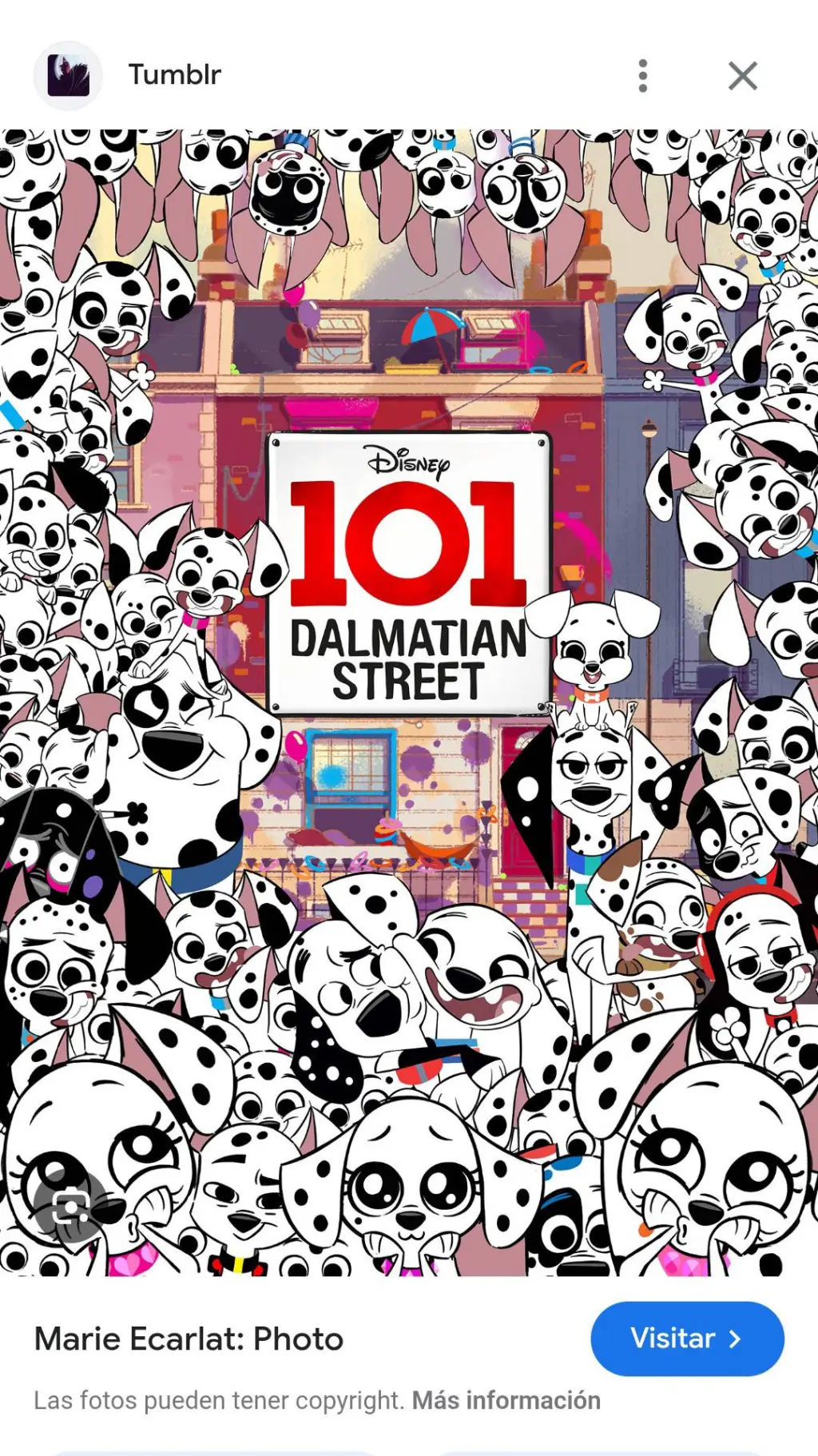 ai character: calle dálmata 101 background