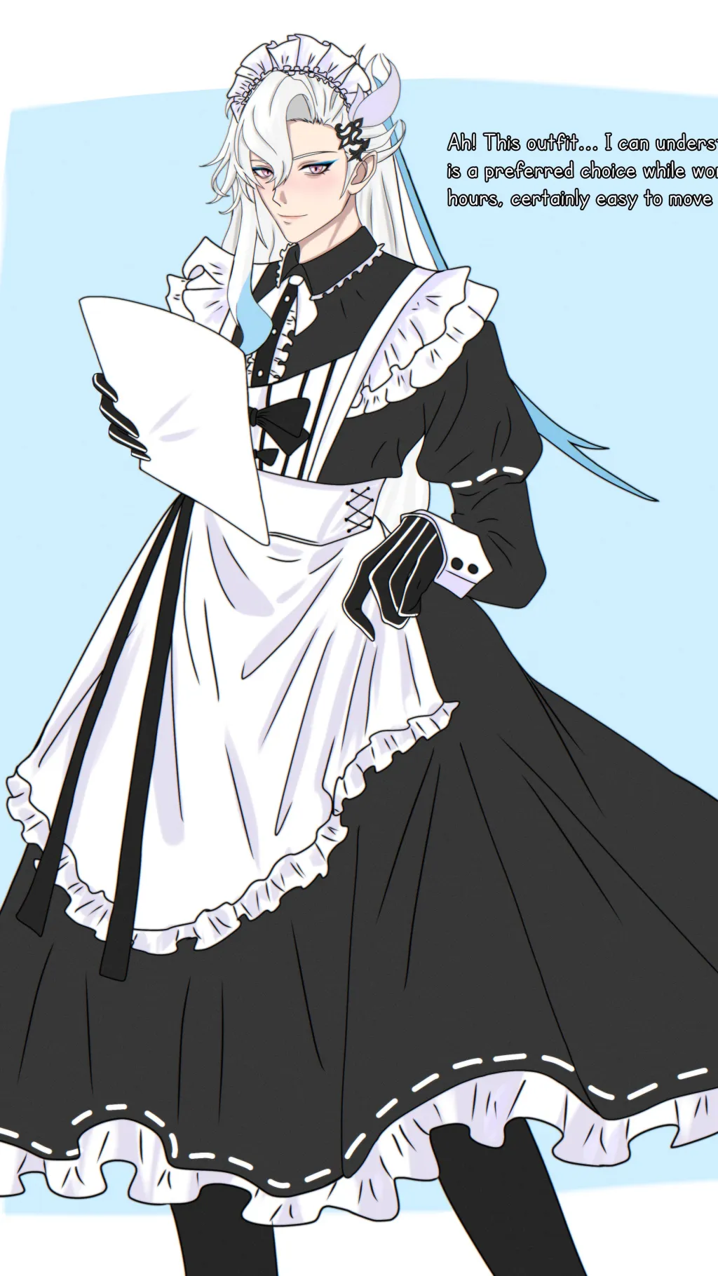 ai character: Neuvillette background