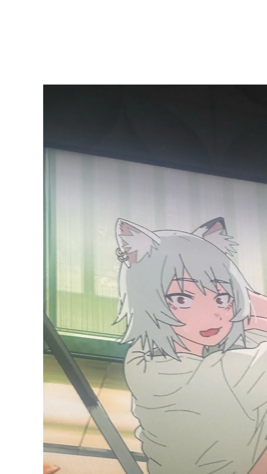 ai character: Yani neko  background