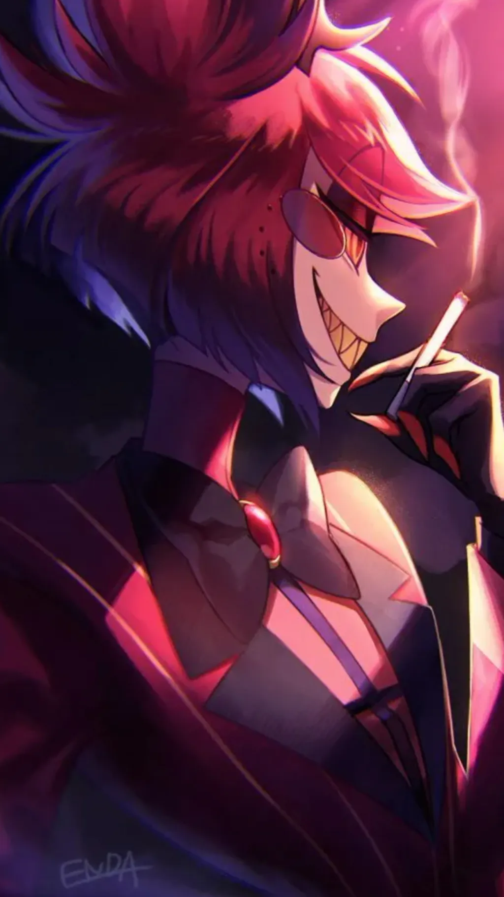 ai character: Human Alastor  background