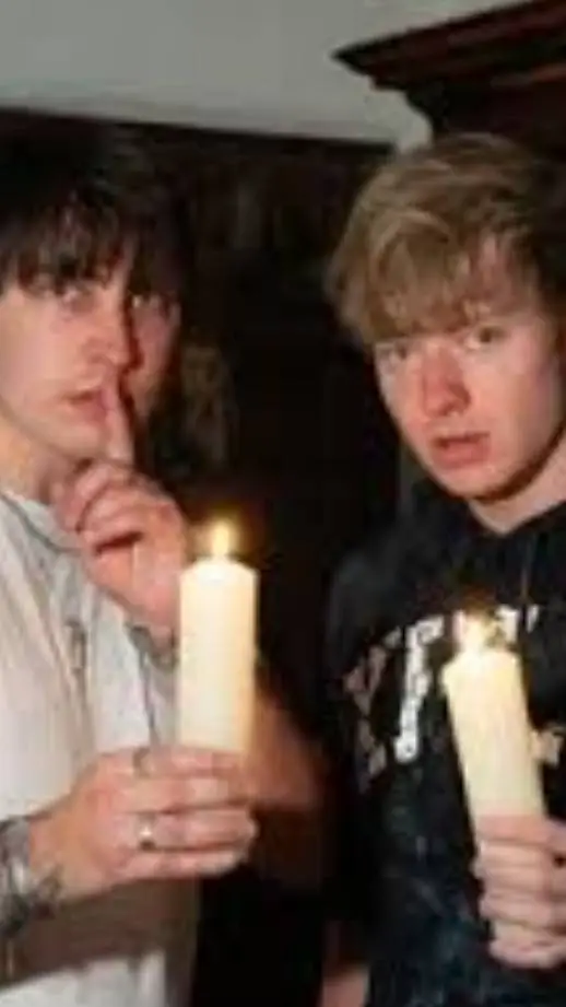 ai character: Sam and Colby  background