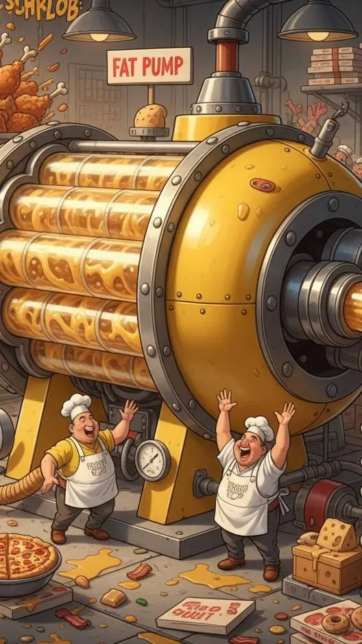 ai character: fat Pump background