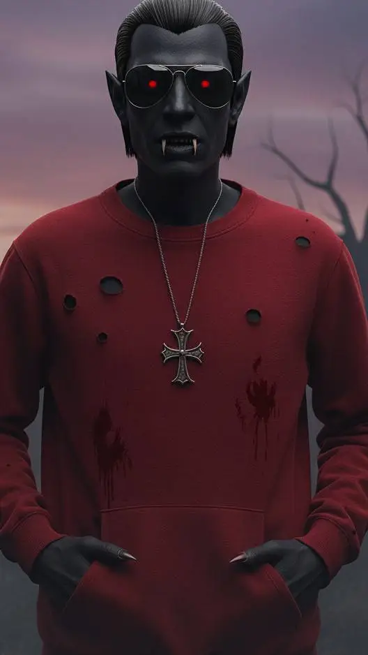 ai character: pizzeria man background