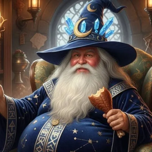 chat with ai character: fat wizard 🪄