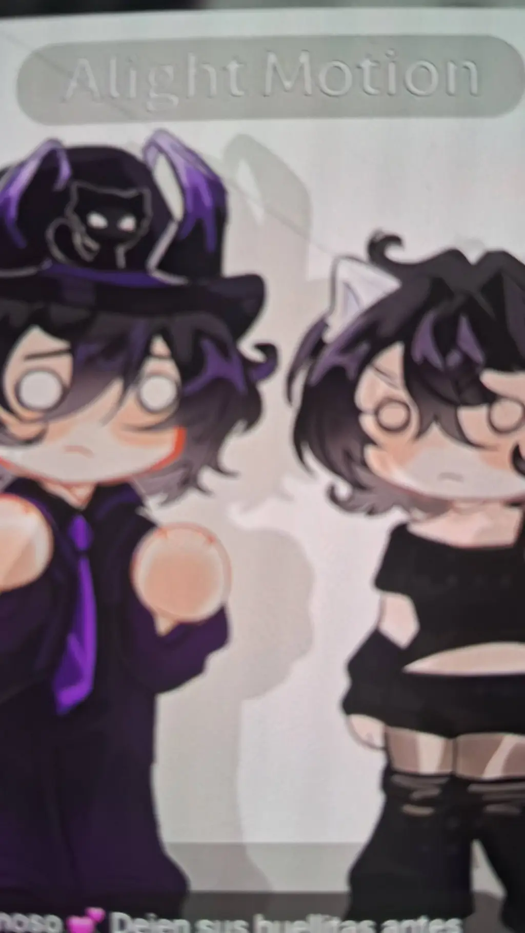 ai character: nono x meow background