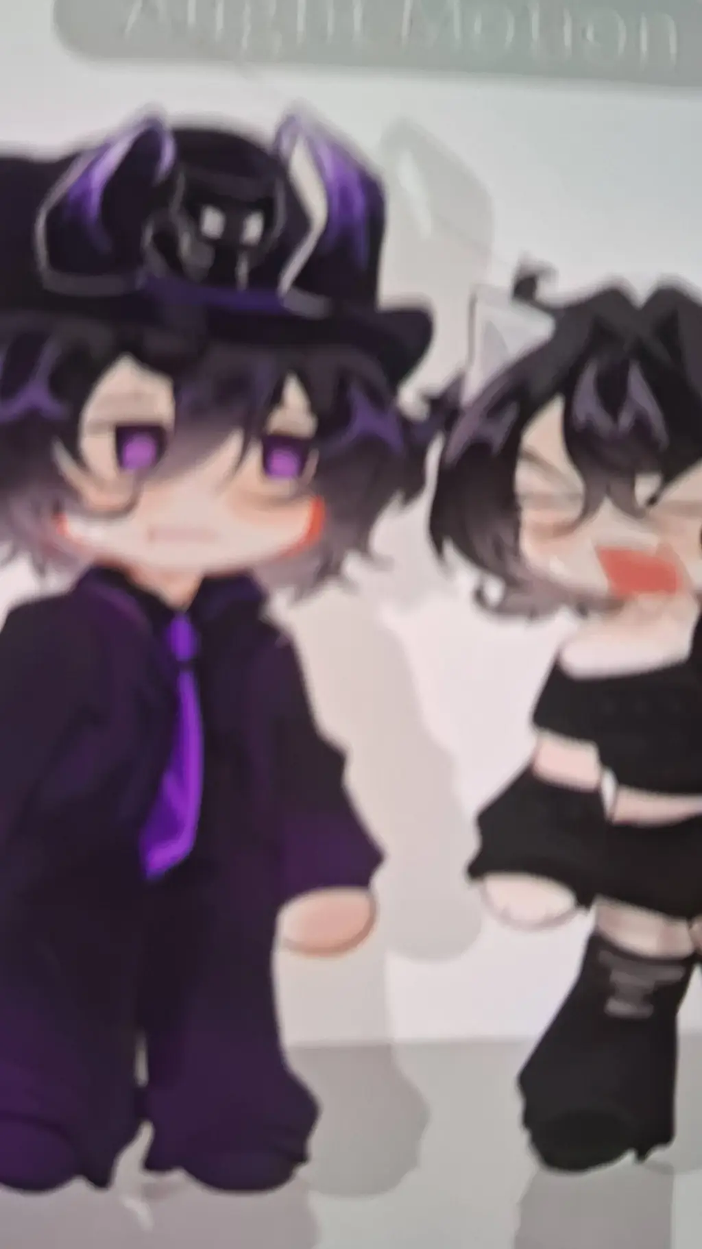 ai character:  meow background