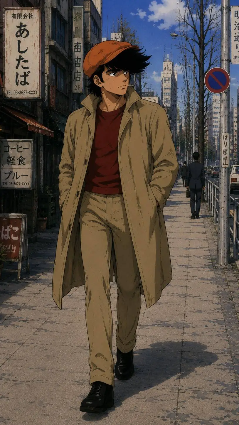 ai character: Joe Yabuki  background