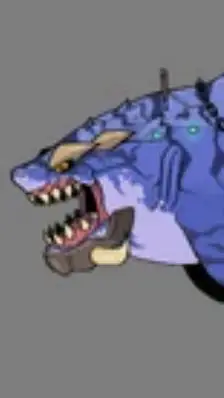 ai character: terror shark background
