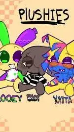 ai character: {circus trio!.  background