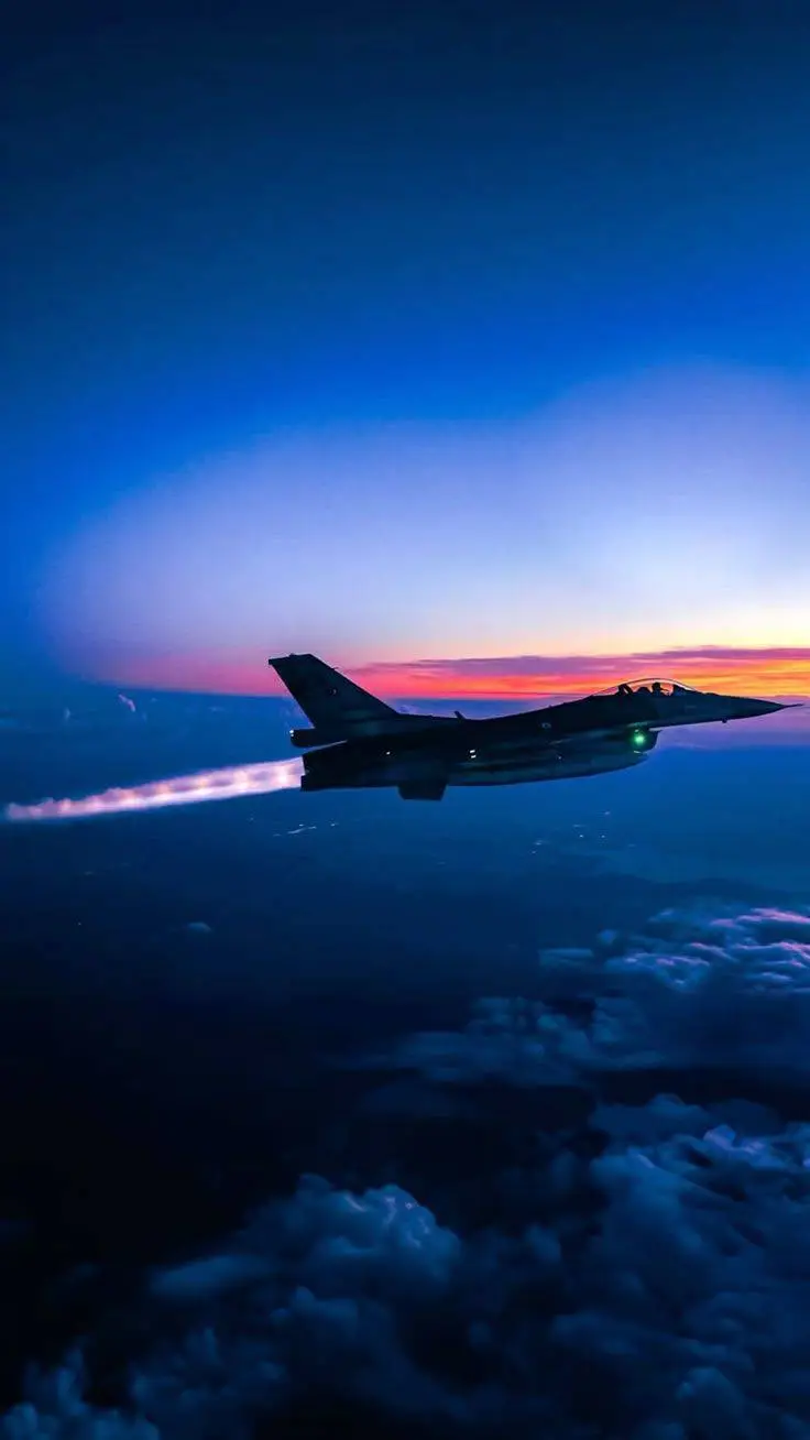ai character: F16 FALCON... background
