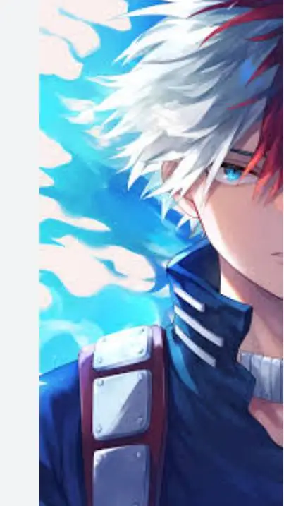 ai character: todoroki enamorado background