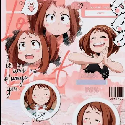 chat with ai character: tu y uraraka🌚