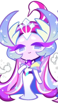 ai character: Stella blue  background