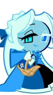 ai character: Shadow milk, cooki background
