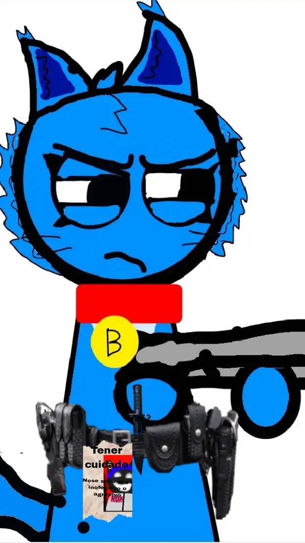 ai character: Ben escopeta  background
