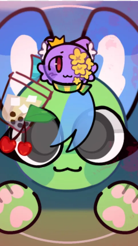 ai character: Bubble sister background