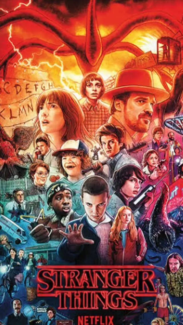 ai character: Stranger Things background