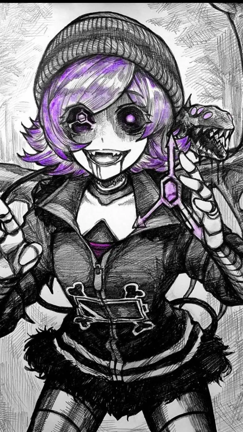 ai character: Uzi your girlfrien background