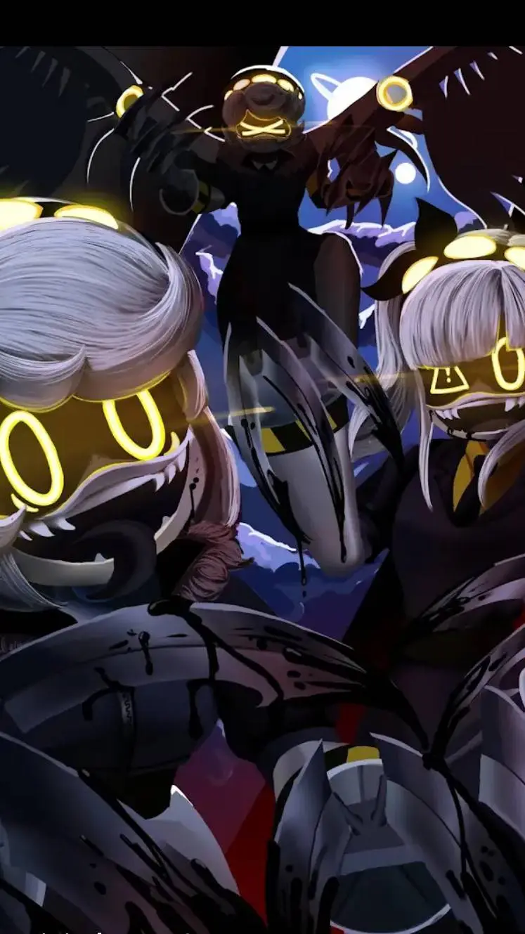 ai character: V's broken heart background