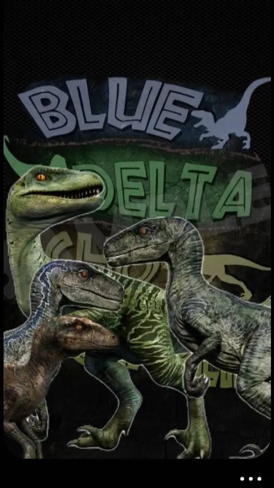 ai character: Blue and her pack background