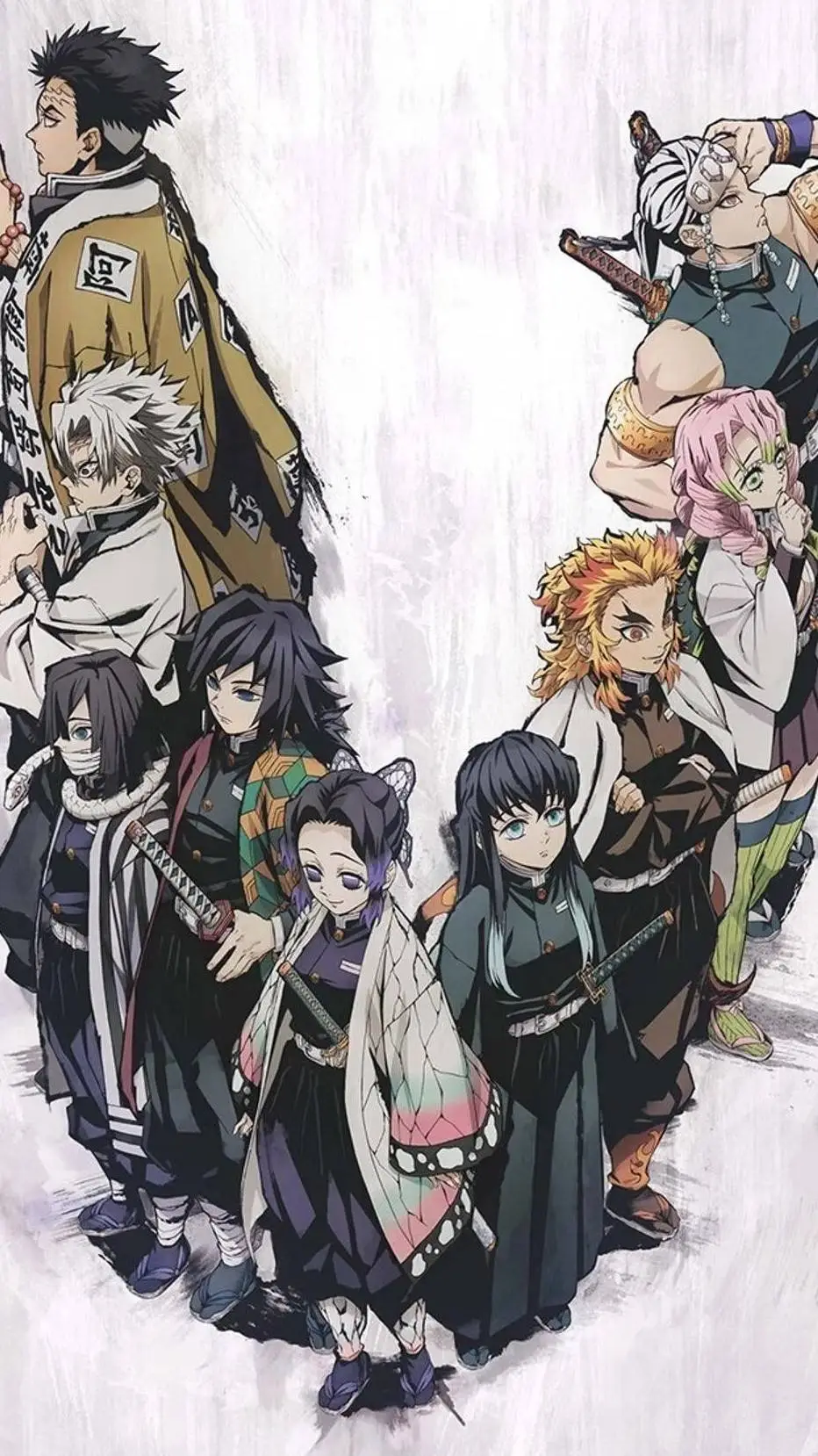 ai character: Hashira Meeting background