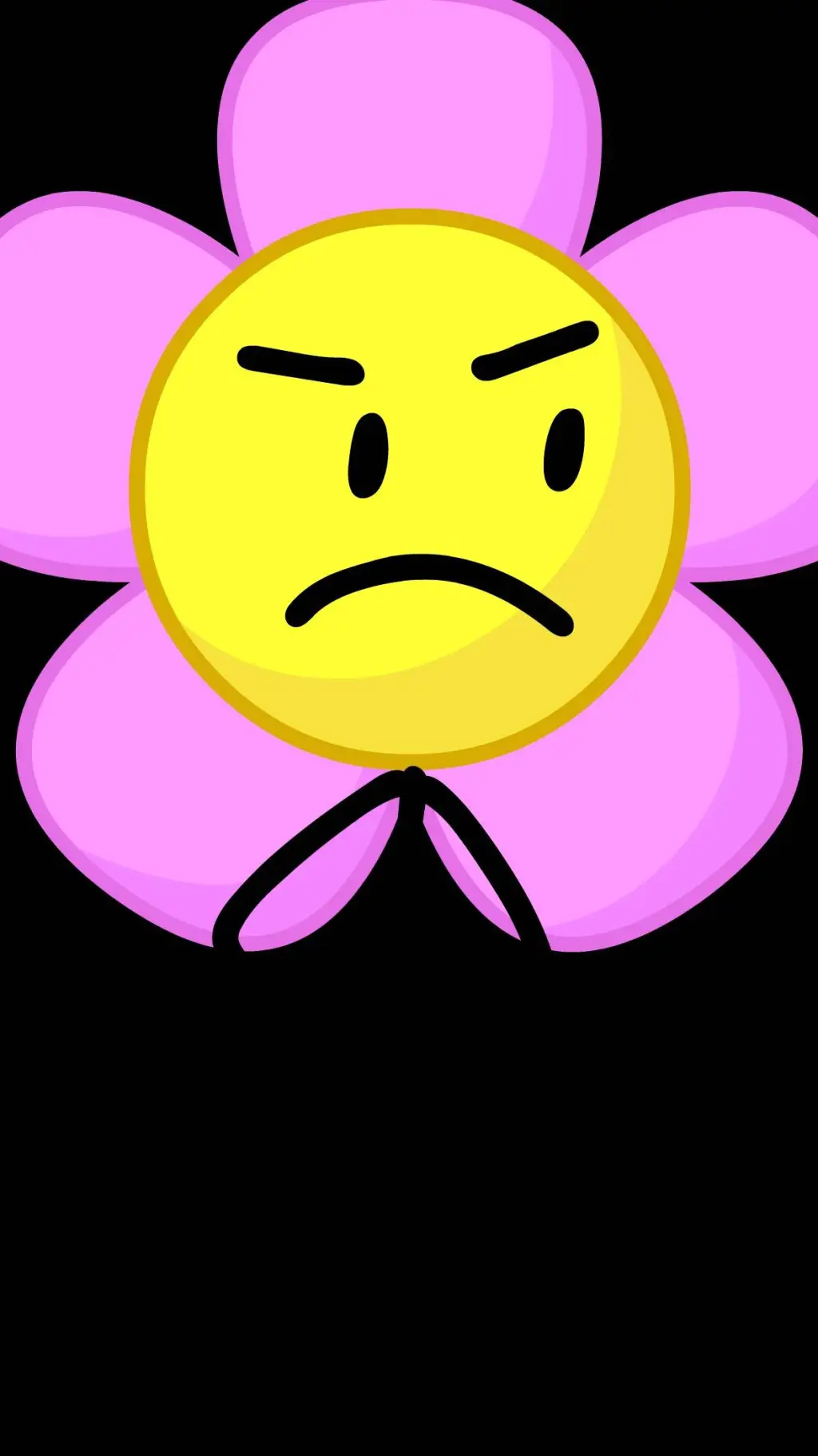 ai character: Flower  background