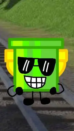 ai character: Bucket (my object) background