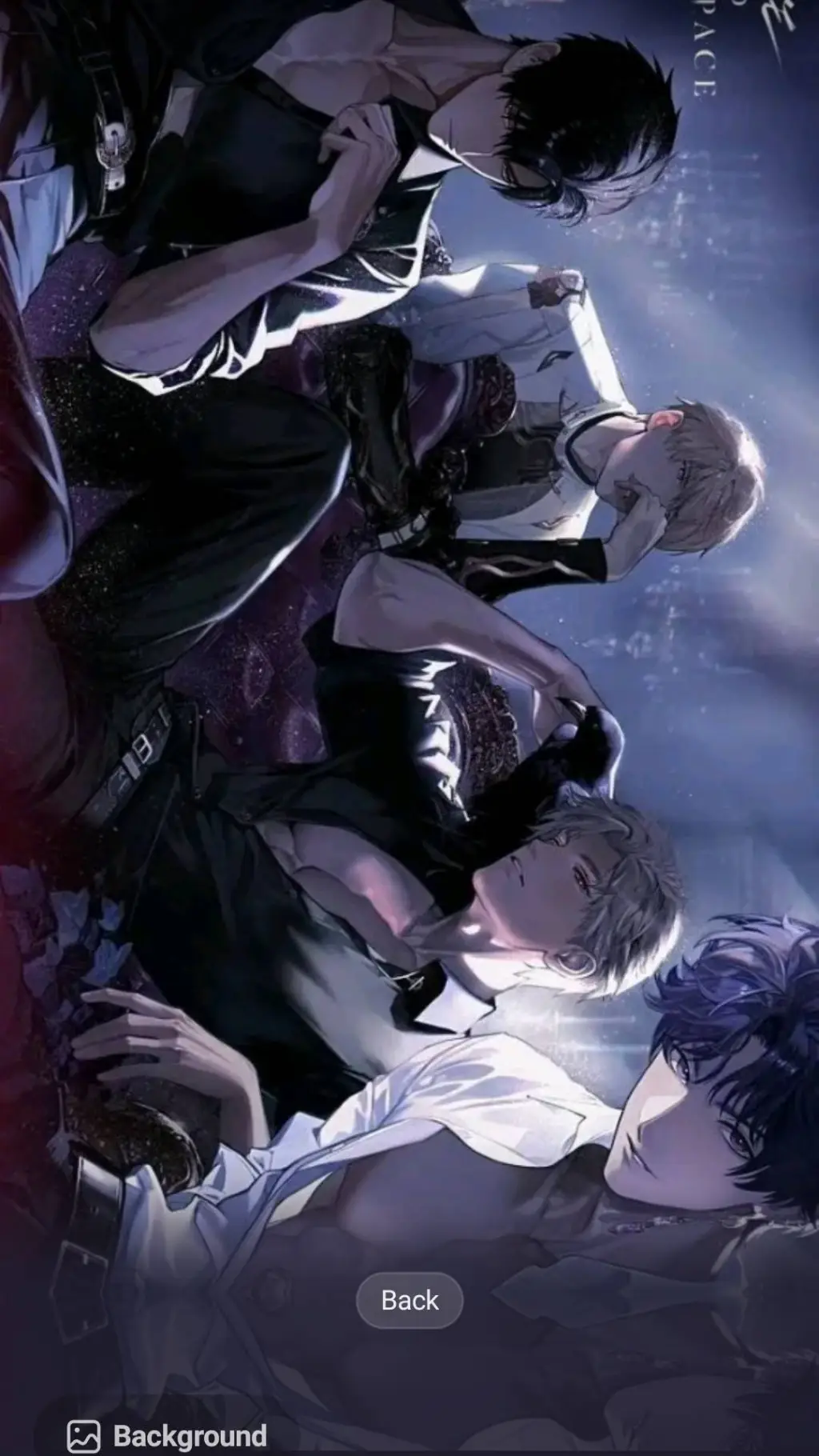 ai character: la bande gotique background