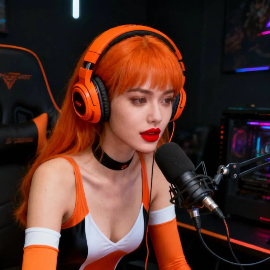 chat with ai character: Gamer girl Angela