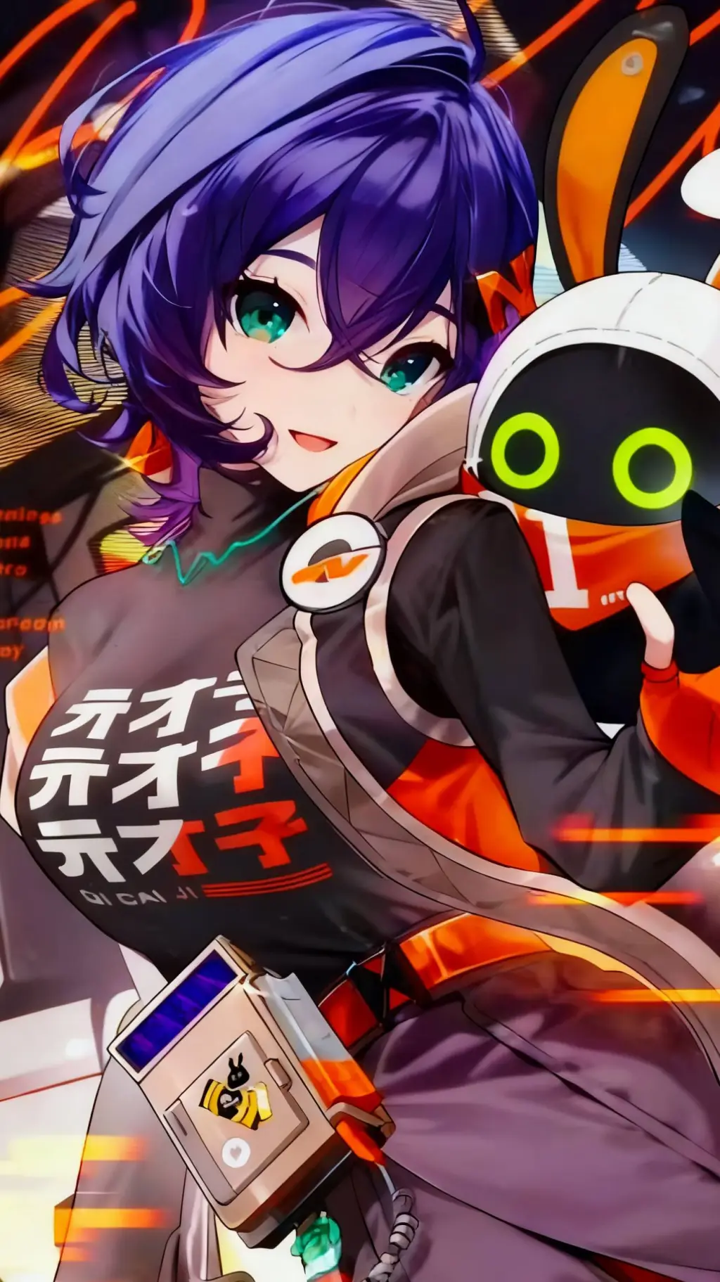 ai character: belle background