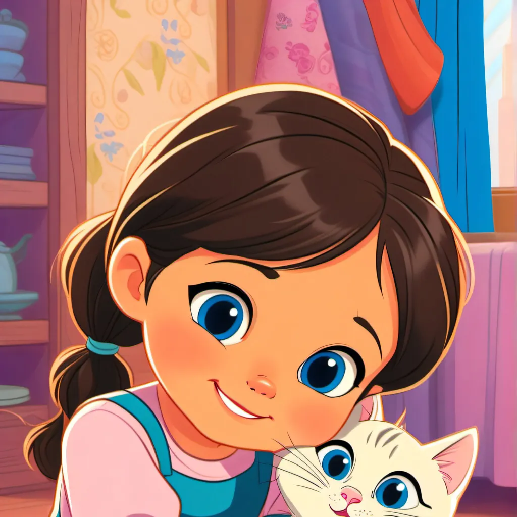 chat with ai character: Your cute baby cat