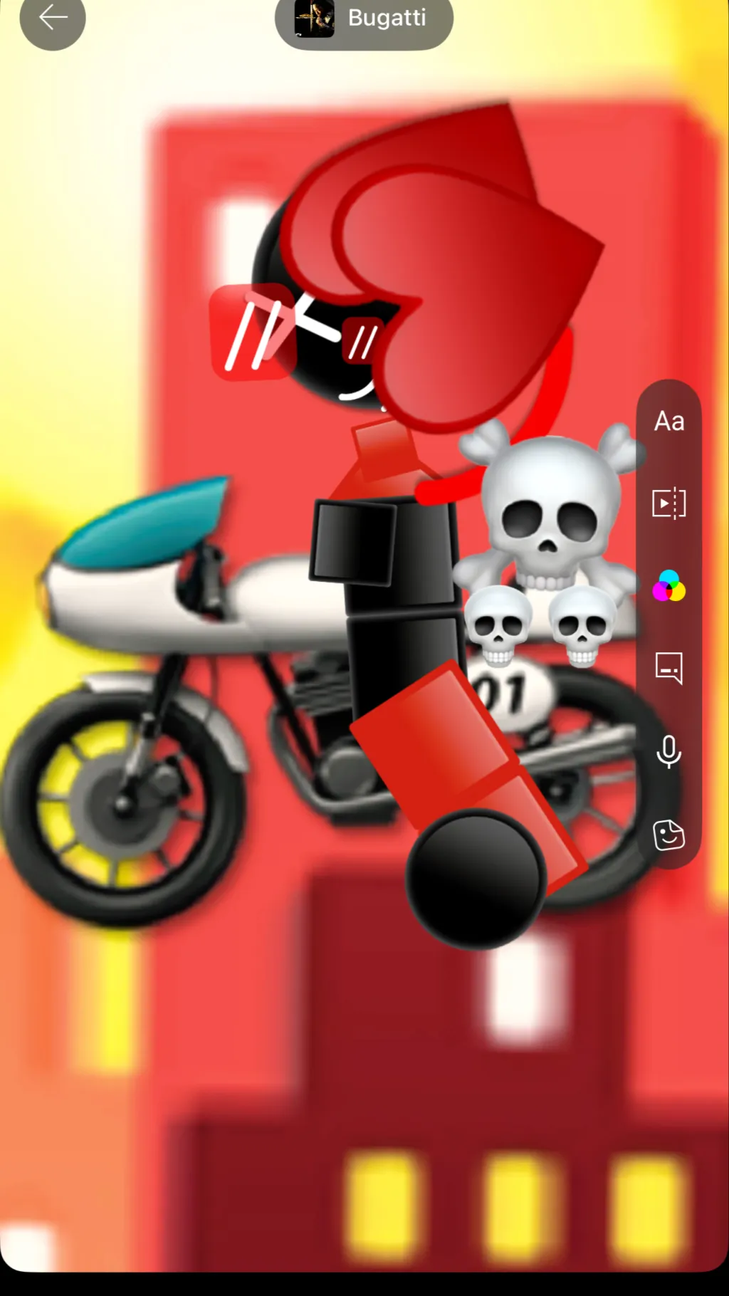 ai character: Lucycat background